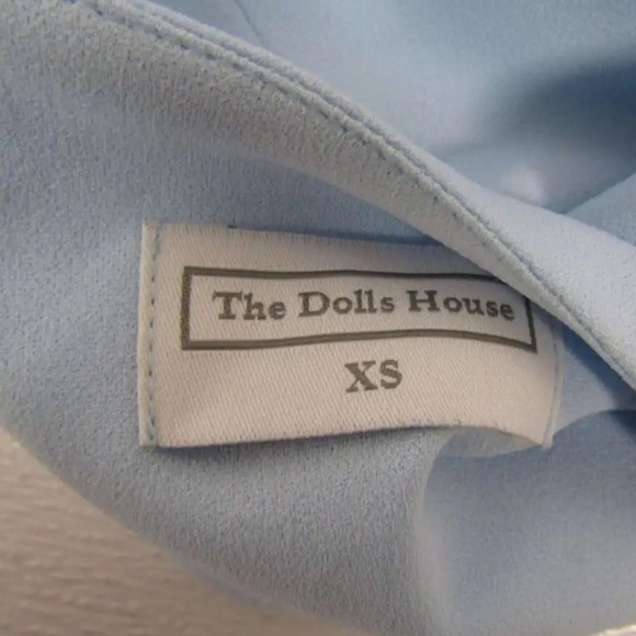 THE DOLLS HOUSE Light Blue Gigi Cutout Blazer Jacket XS NWT - Picture 10 of 11